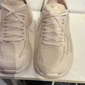 Martha Stewart Cream Sneakers